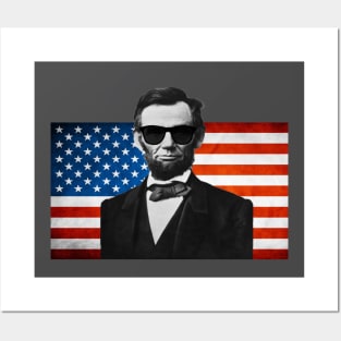 Abroham Lincoln Independence Day Shirt Posters and Art